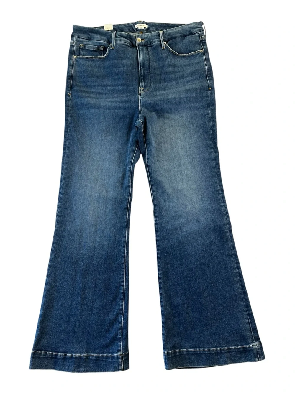 New Good American good flare jeans high Rise - Picture 2 of 16